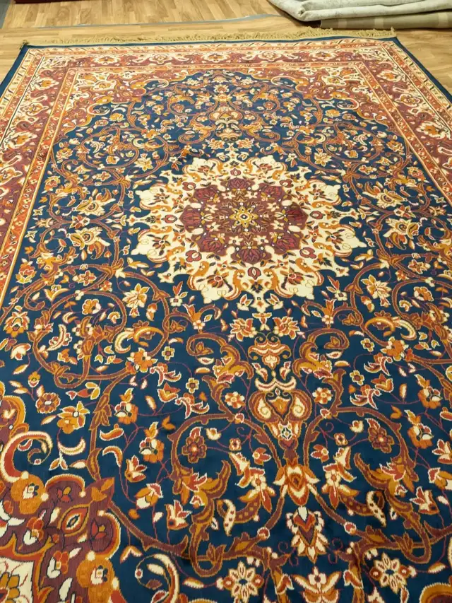 HAND KNOTTED BEAUTIFUL PERSIAN KASHAN WOOL RUG 6.6FT × 9.6FT. 20