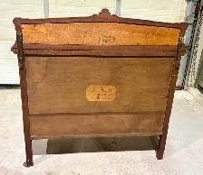 Antique Quarter-Sawn Tiger Oak Sideboard Buffet (w Mirror) - Photo 7