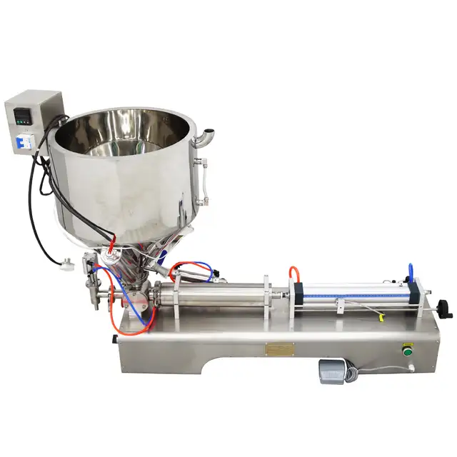 100-1000ml Paste Liquid Heating Filling Machine 110V 160441