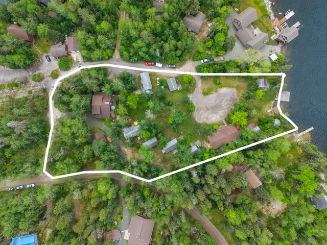Private 2  acre property featuring 10 cabins in the Whiteshell!