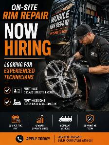 Rim repair technician needed