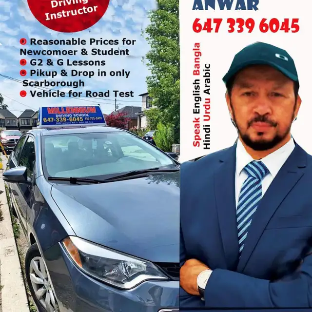 Scarborough Driving lesson G2 G - MTO approved driving instructo