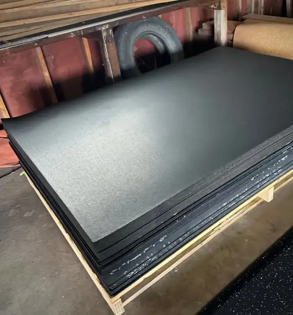 4x6 ft 7mm Rubber Utility/Gym Mats Indoor/Outdoor