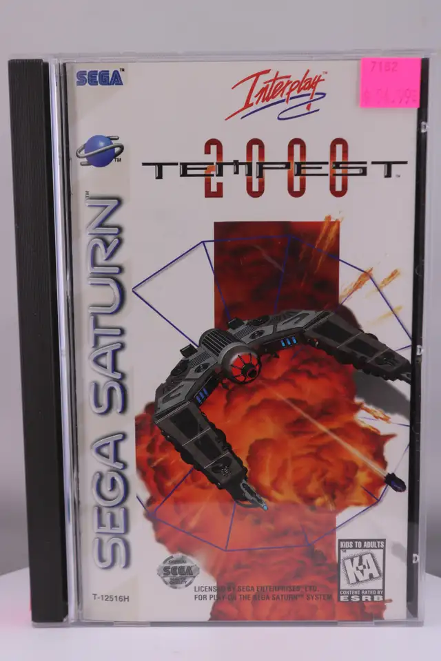 Tempest 2000- Game for Sega Saturn (#7182)