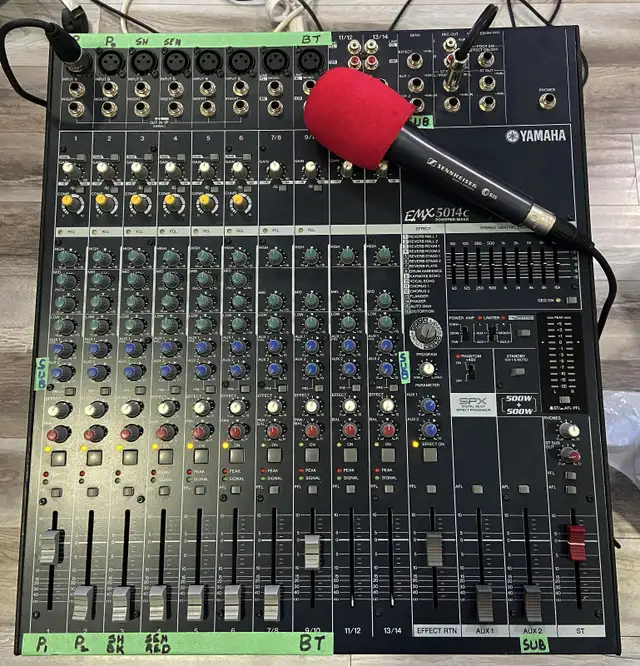 YAMAHA Powered Mixer, 1000 W RMS,  $399