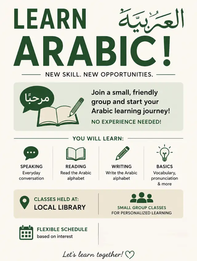 Learn Arabic - Tutoring!