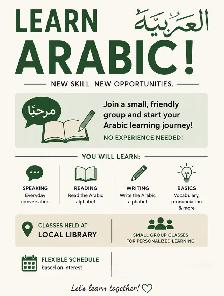 Learn Arabic - Tutoring!