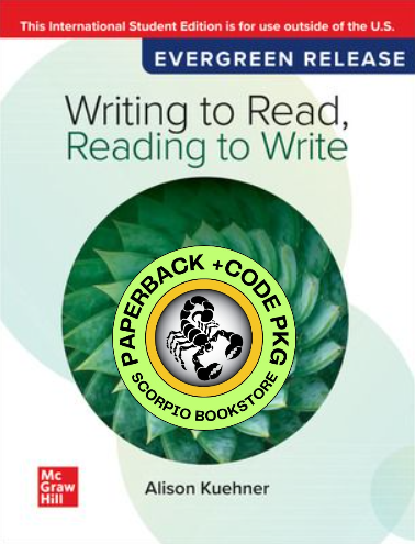 Writing to Read, Reading to Write 2026 Kuehner 9781266775406
