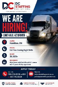 Line Haul Driver- Hamilton, ON