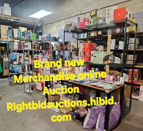 ONLINE AUCTION BRAND NEW MERCHANDISE RIGHT BID AUCTIONS