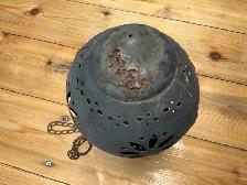 Vintage Rustic Moroccan Hanging Metal Lantern Incense Burner ! - Photo 5