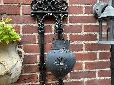 Vintage Rustic Moroccan Hanging Metal Lantern Incense Burner ! - Photo 7