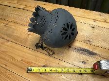 Vintage Rustic Moroccan Hanging Metal Lantern Incense Burner ! - Photo 10