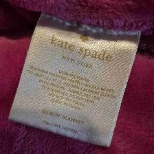 HOT pink Kate Spade blanket -queen