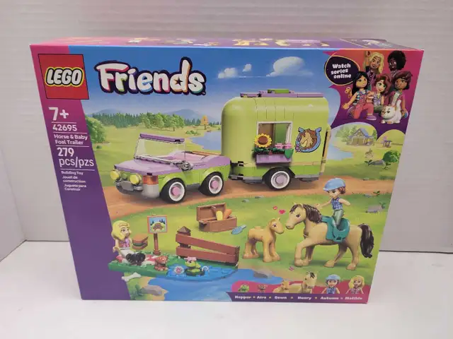 Lego 42695 Friends Horse & Baby Foal Trailer NEW