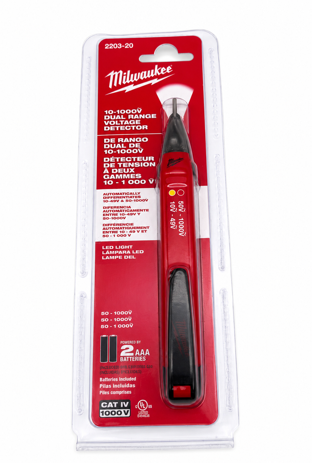 Milwaukee 2202-20 Non-Contact Voltage Tester w/ LED Work Light
