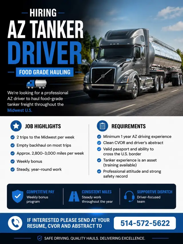 Tanker Truck Driver