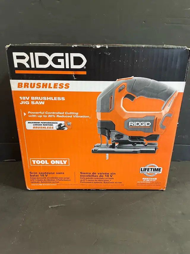 RIDGID R86344B Brushless Jigsaw Like New