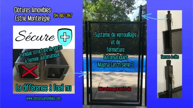 Clôture piscine, installez vous-même !