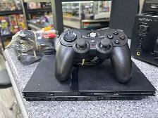 PS2 Slim system with aftermarket controller
