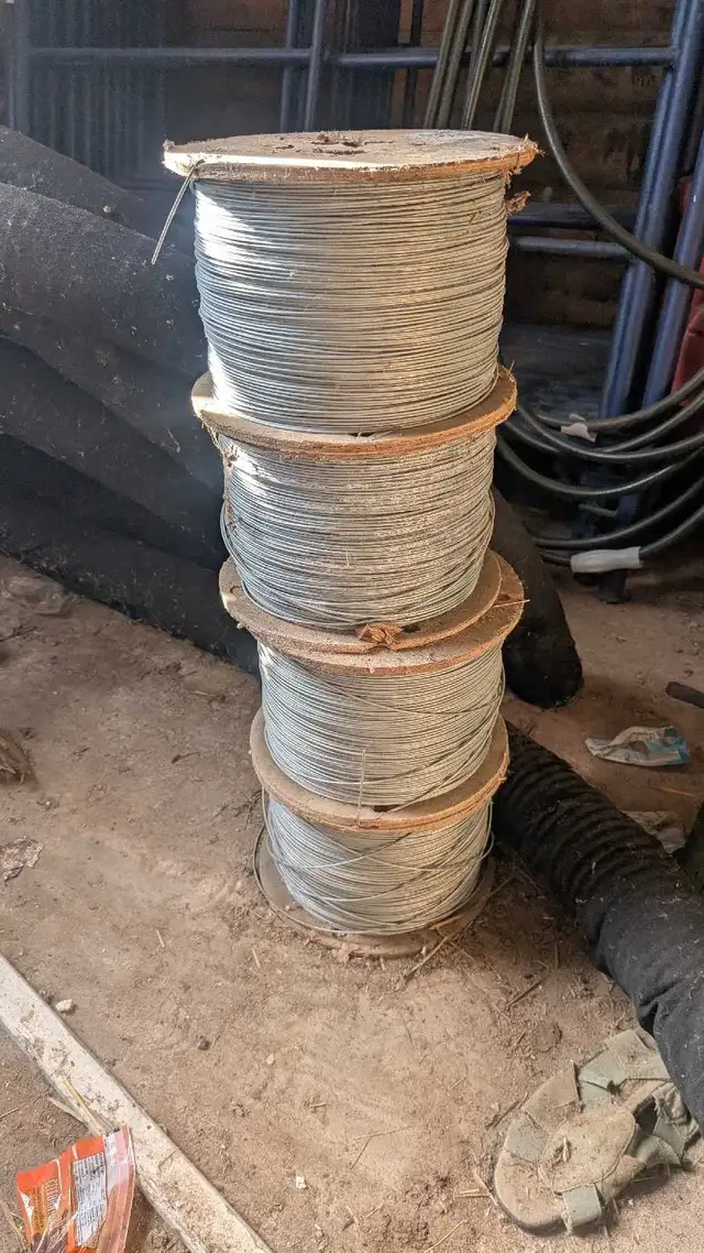 Galvanized fencing wire