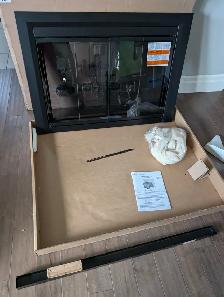 Brand New Clairmont Large Fireplace Glass Door For Sale - Photo 4