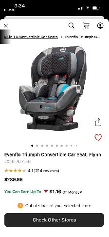 Evenflo Car Seat - Photo 10