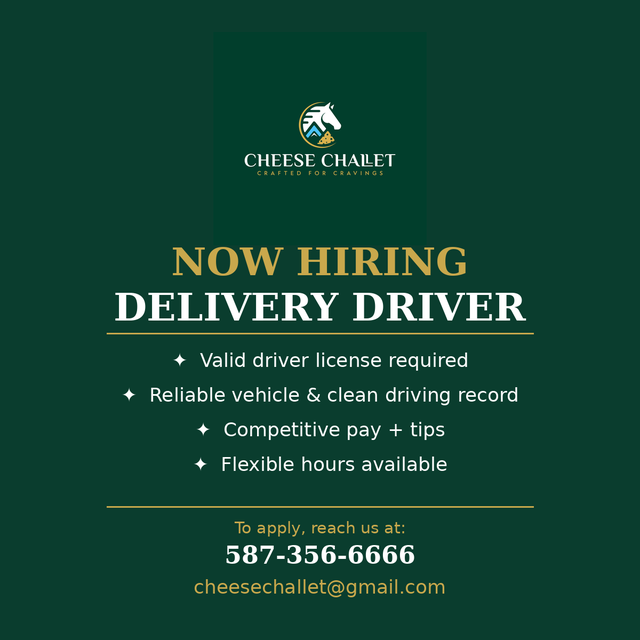 Hiring Delivery Driver