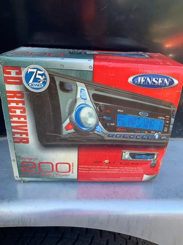 Jensen CD player