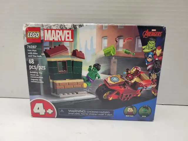 Lego 76287 Iron Man with Bike & the Hulk NEW