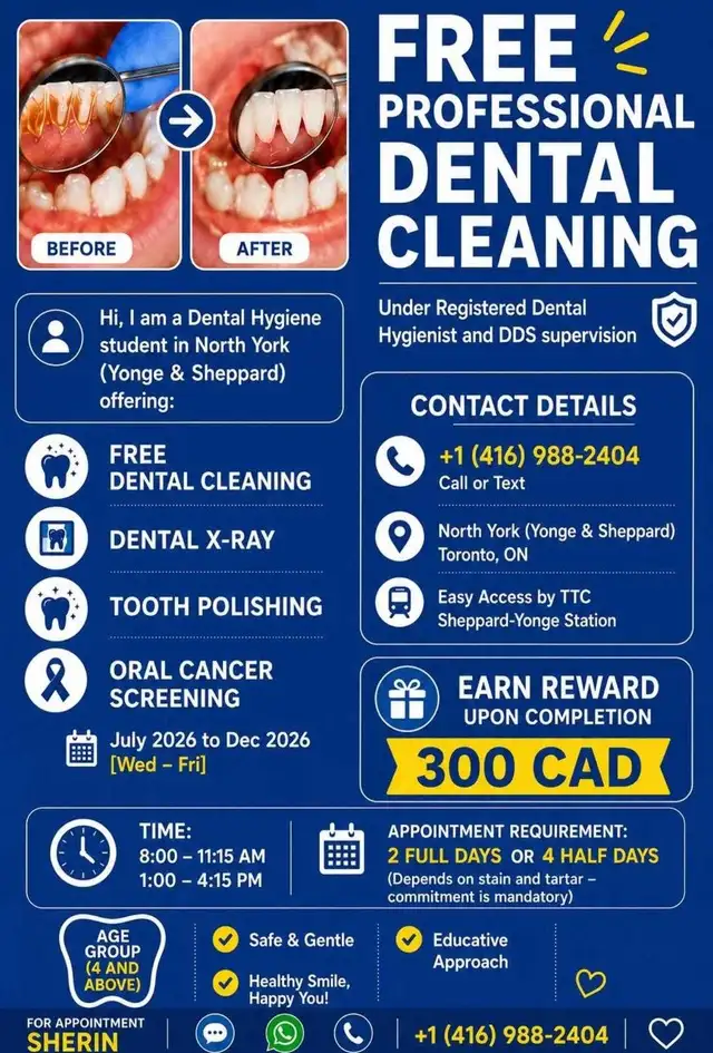 FREE DENTAL CLEANING