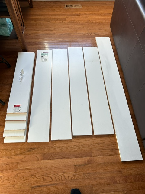 MDF Shelving with Brackets