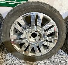USED TIRES with CHROME RIMS - Photo 2