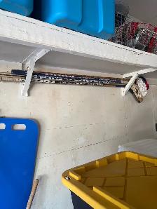 Four old CNN hockey sticks
