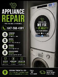 Appliance Repair Same Day Service Fridge Washer Dryer26