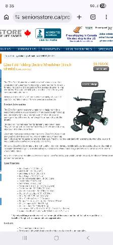 Electric wheelchair folding traveler( 2 electric wheelchair - Photo 10