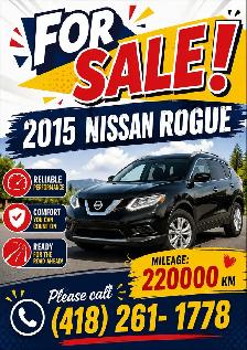 2015 Nissan Rogue SV 2WD