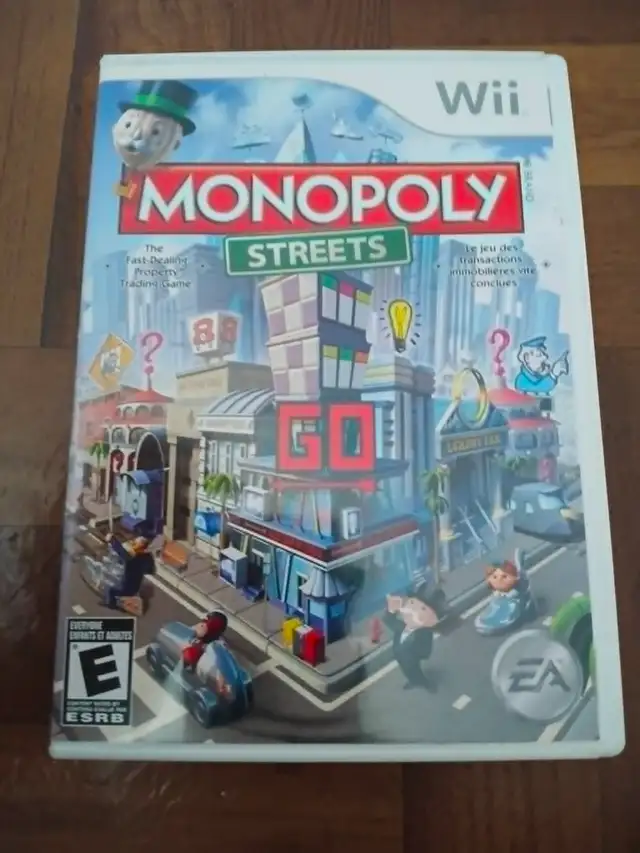 Monopoly Streets Nintendo Wii CIB Complete