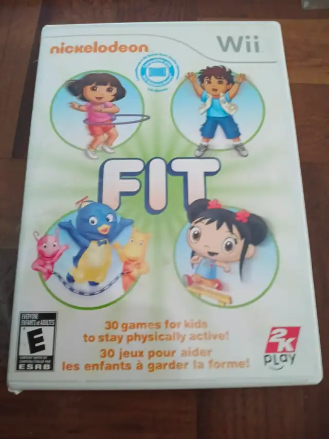 Nickelodeon Fit 30 games for kids to stay active Wii Dora