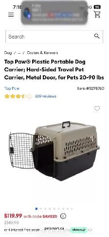 Dog crate