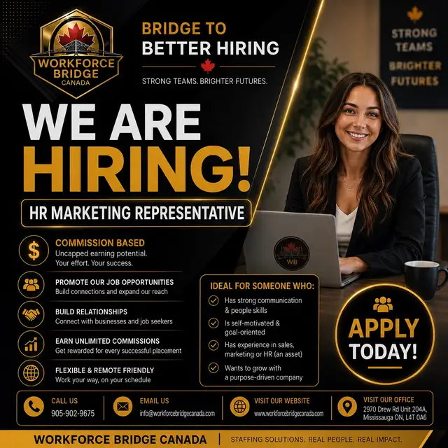 We're Hiring: HR Marketing Representative!