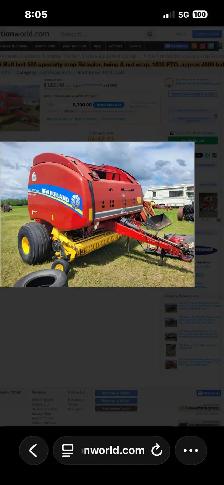 N-H-Roll-belt-560-baler - sellin - Photo 2
