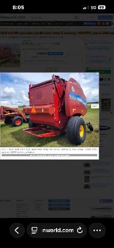 N-H-Roll-belt-560-baler - sellin - Photo 3