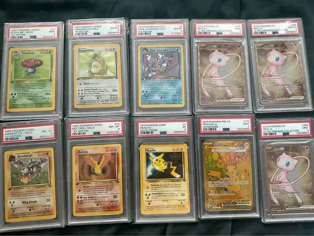 PSA Graded Pokemon Card Collection