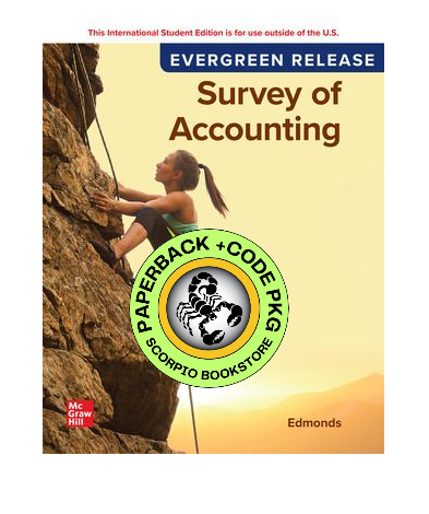 Survey of Accounting 2026 Release Edmonds 9781265233860