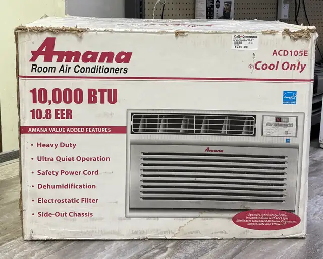Amana  ACD105E 10,000 BTU Air conditioner NIB