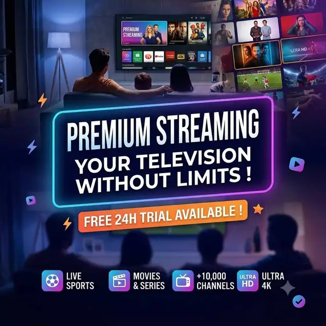 1-Year International TV Service - Live Sports, Movies & Series