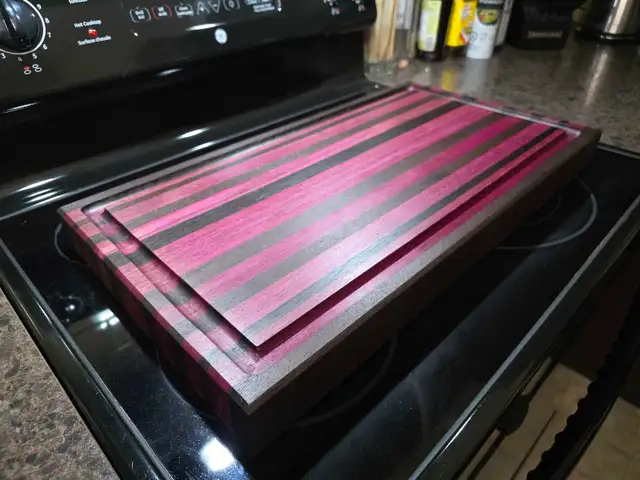 Massive Handcrafted Exotic Cutting Board