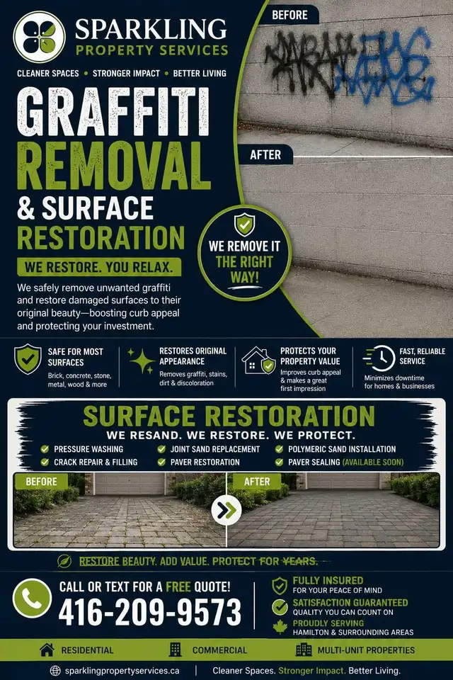 Graffiti Removal & Surface Restoration