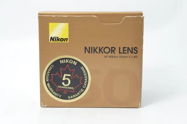 Nikon AF Nikkor 50mm f1.8D Lens ID 3117